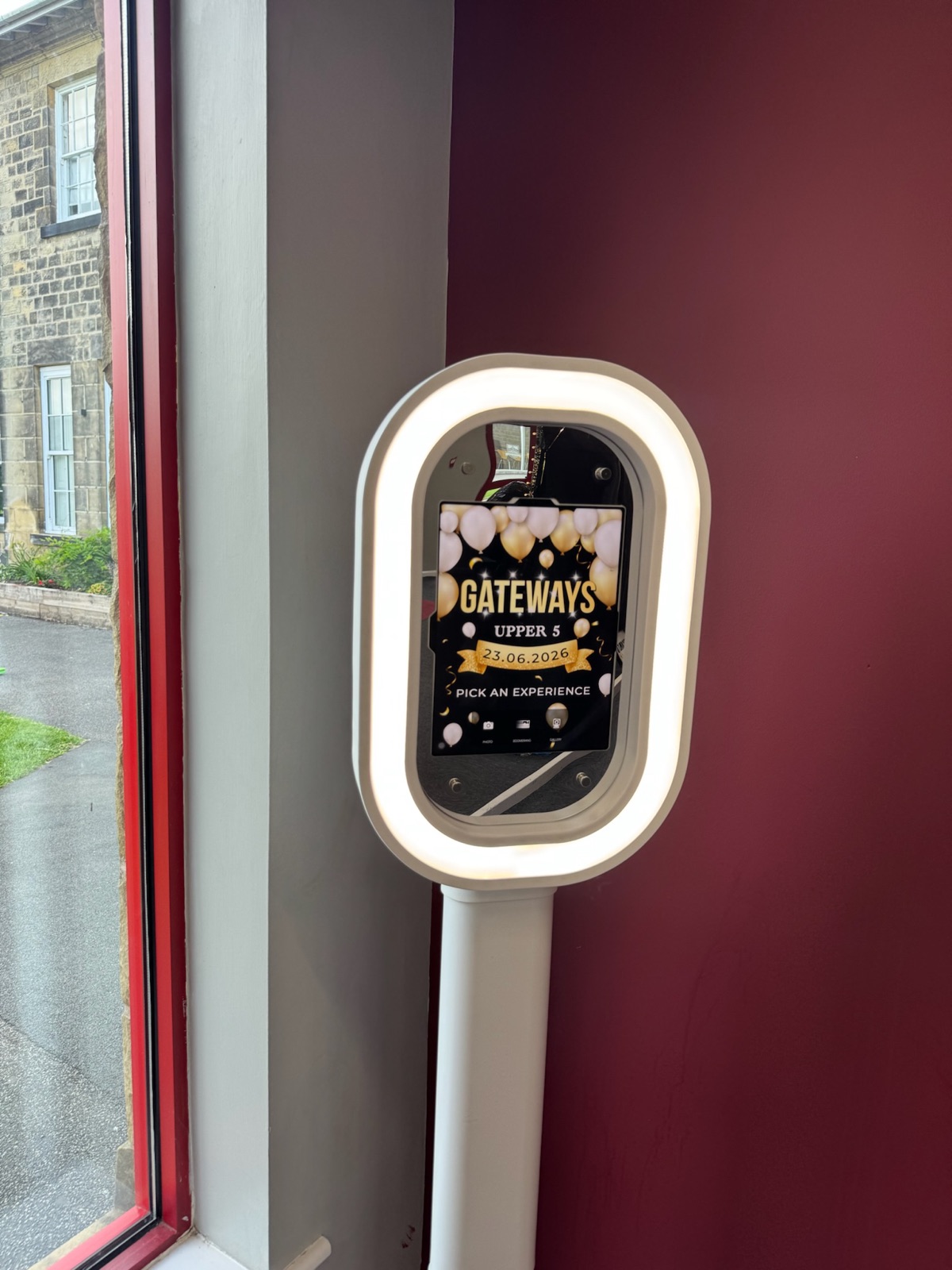 Selfie Pod at a PhotoBomb event